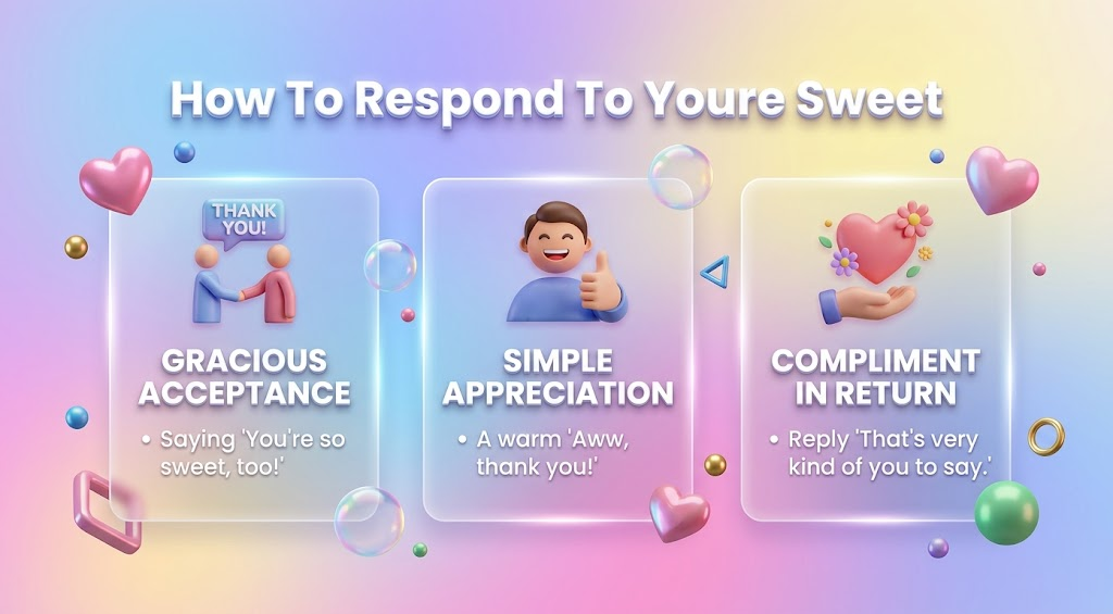 How To Respond To Youre Sweet